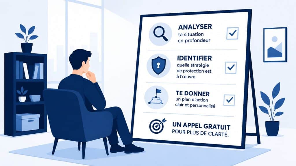 Pourquoi je n'arrive pas à être moi-même face aux gens ? Audit Offert Illustration paysage