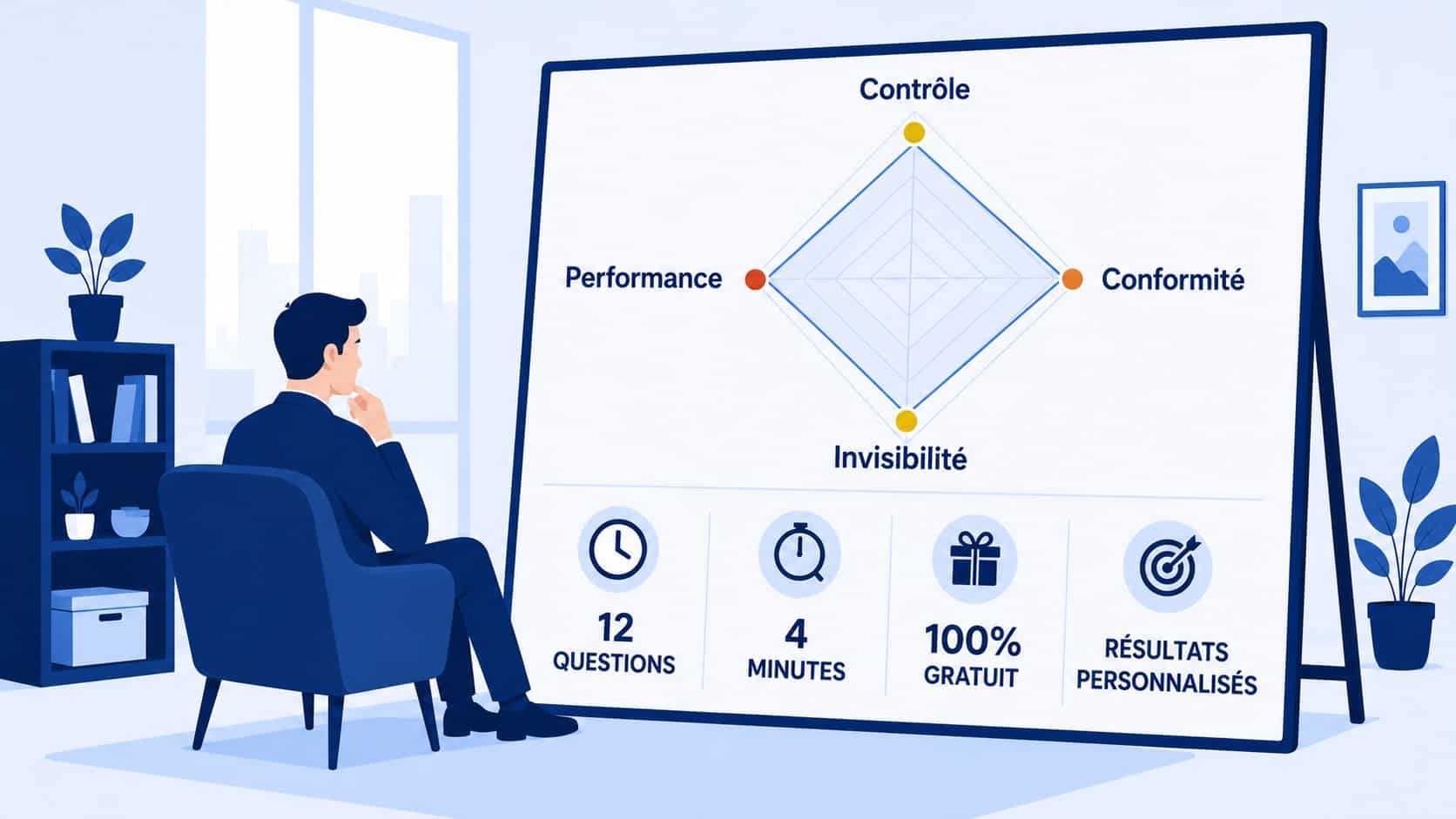 Réveil nocturne et pensées : la méthode en 5 minutes pour t'endormir plus vite Test de Profil Illustration