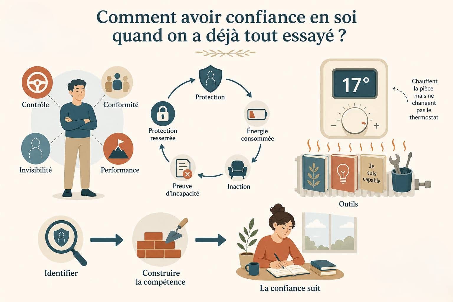Comment avoir confiance en soi quand on a deja tout essaye illustration