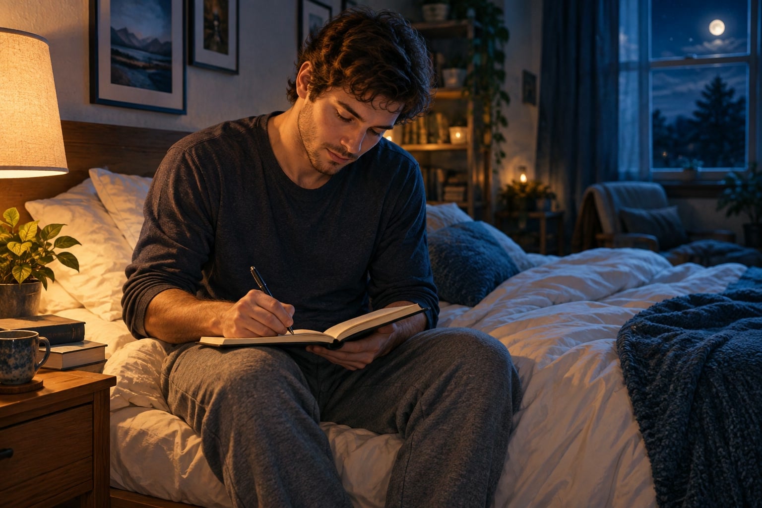 Accueil Réveil nocturne pensées : la méthode de 5 minutes pour t'endormir plus vite - miniature